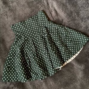 Polka dot skirt